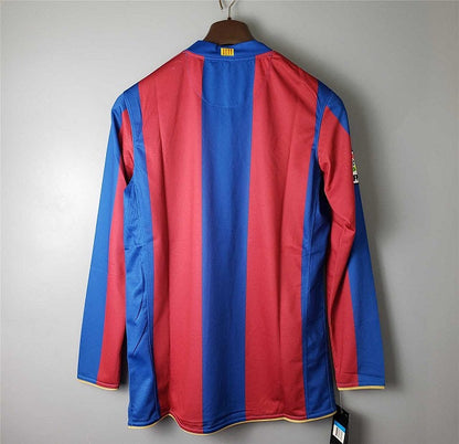 2007-2008 Retro Barcelona Home Long Sleeve