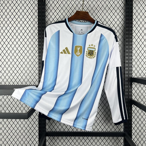 2026 Argentina Home World Cup Kit Long Sleeve Fan Version