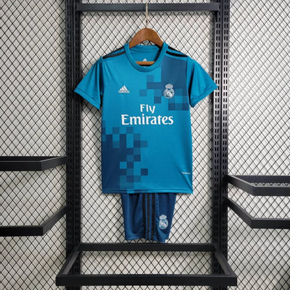 2017/2018 Retro Real Madrid Third Kids Size