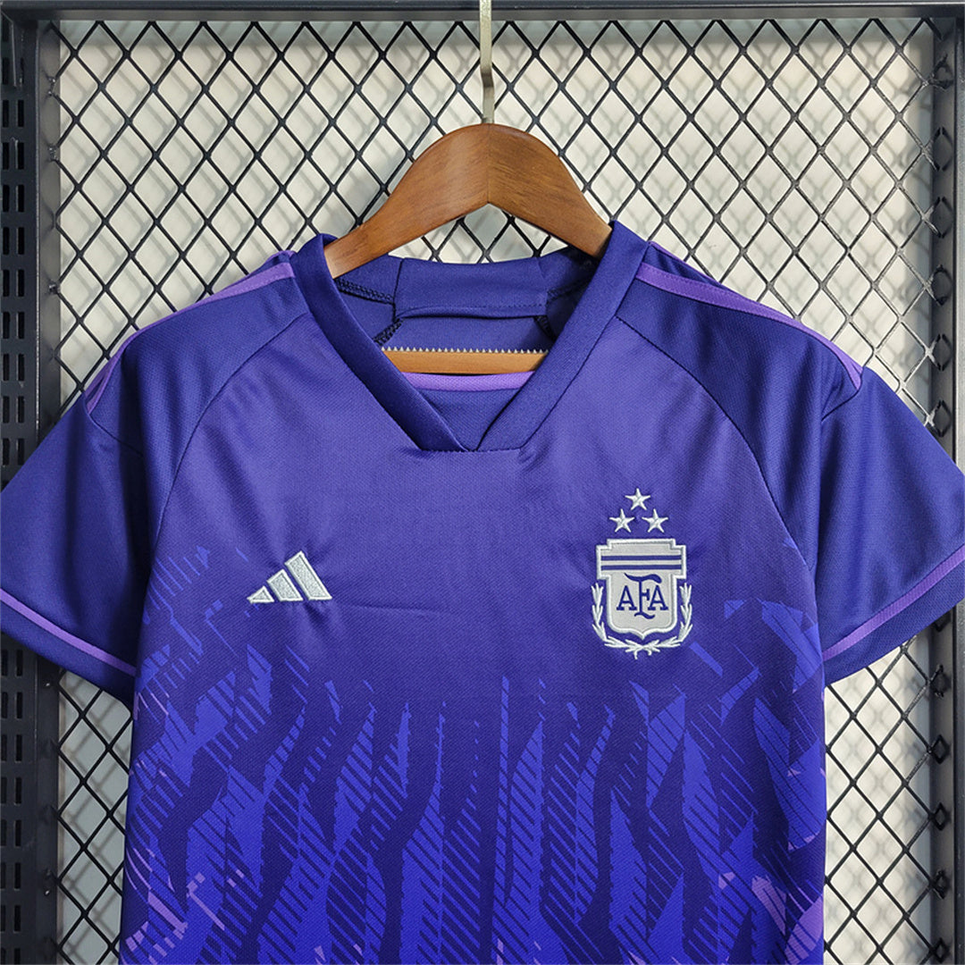 Argentina 2022 Away Jersey Kids Size