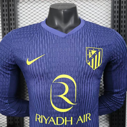 2025/2026 Atletico Madrid Away Kit Long Sleeve
