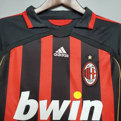 2006/2007 Retro AC Milan Home Jersey Long Sleeve