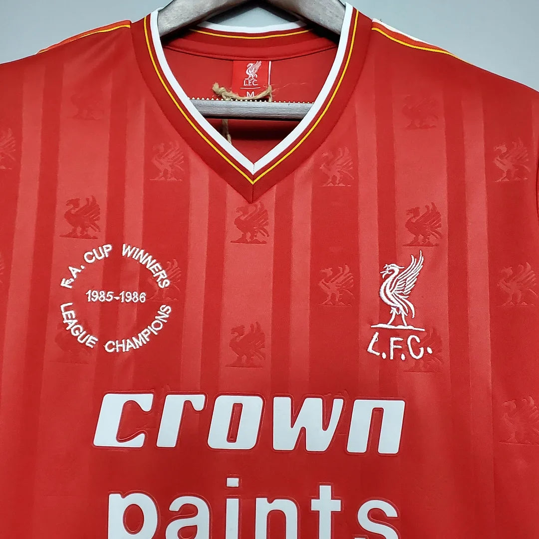 Liverpool Home 1985/1986 FA Cup Winner & League Champs Retro Jersey