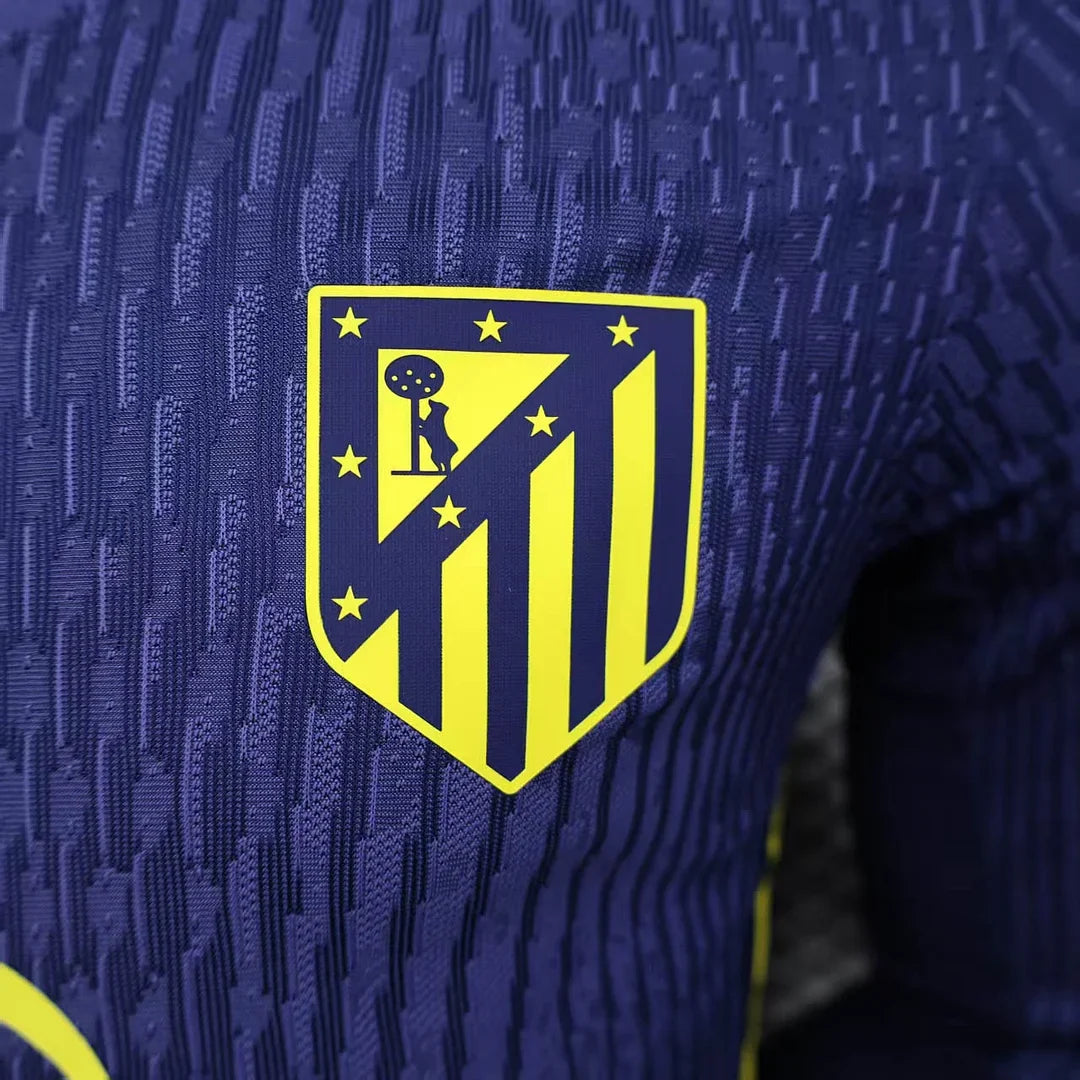 2025/2026 Atletico Madrid Away Kit Long Sleeve