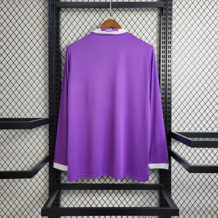 Real Madrid Retro 2016-2017 Away Kit Long Sleeve