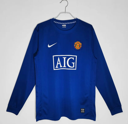 Manchester United Retro 2008-2009 Away Kit Long Sleeve