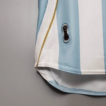 2006 Retro Argentina Home Jersey