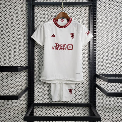 Manchester United 2023/2024 Third Away Jersey Kids Size