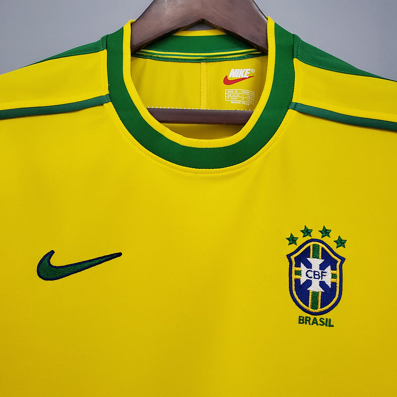 1998 Retro Brazil Home Jersey