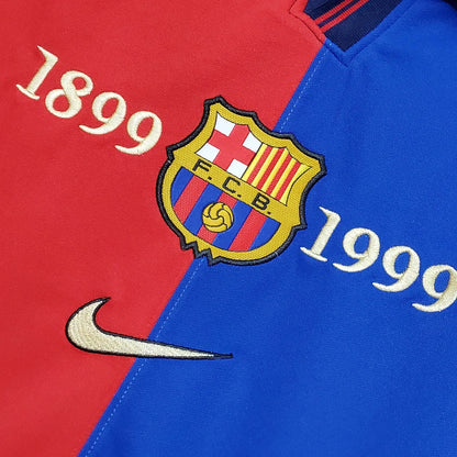 1999-2000 Retro Barcelona 100th Anniversary Home Jersey