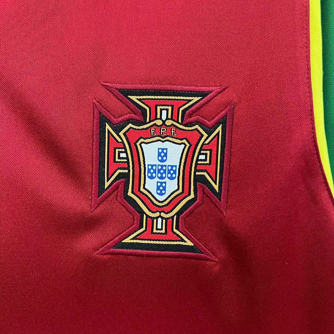 1998 Retro Portugal Home Jersey