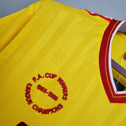 Liverpool Away 1985/1986 FA Cup Winner & League Champs Retro Jersey