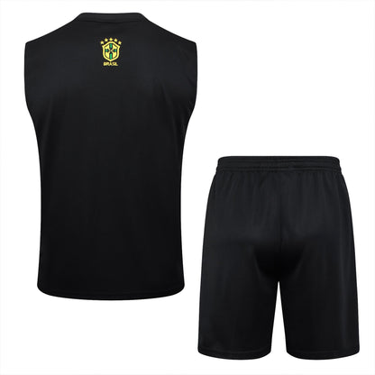 Brazil "Jesus" Blue Tank Top Set