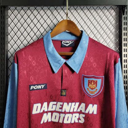 1995-1997 Retro West Ham United Home Long Sleeve