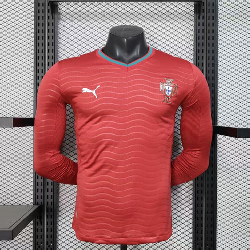 2026 Portugal Home World Cup Kit Long Sleeve Player Version