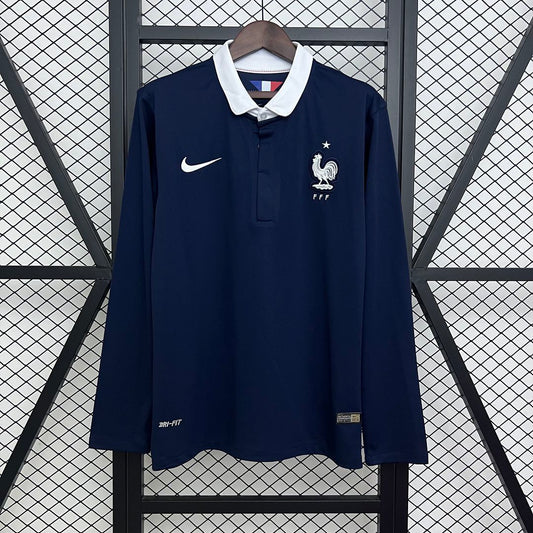 2014 Retro France Home Long Sleeve