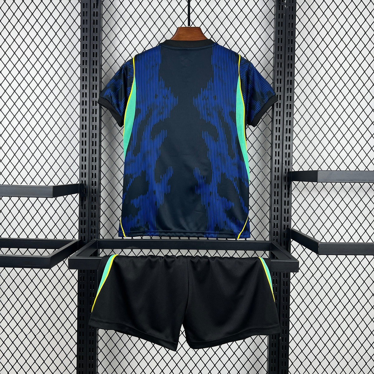 2026 Brazil Away World Cup Kit Kids Size