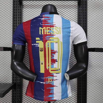 Messi 10 Barcelona-Argentina Limited Jersey