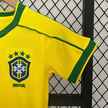 1998 Retro Brazil Home Kids Size