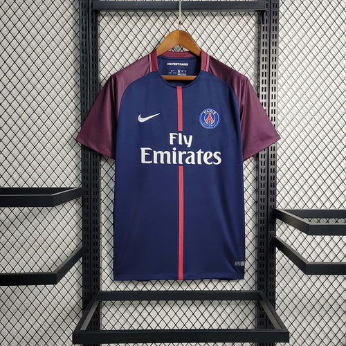 2017-2018 Retro PSG Home Jersey