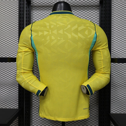 2026 Brazil Home World Cup Kit Long Sleeve Player Version