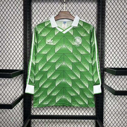 1990 Retro Germany Away Jersey Long Sleeve