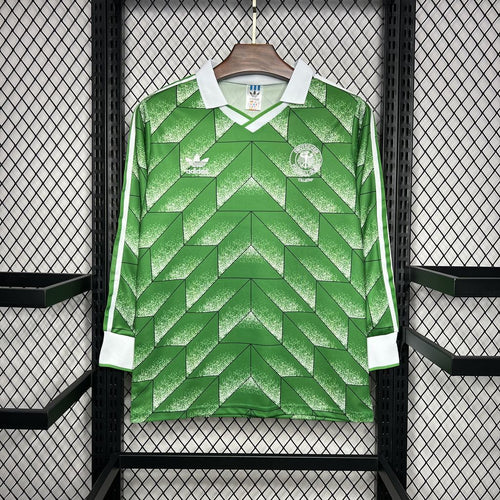 1990 Retro Germany Away Jersey Long Sleeve
