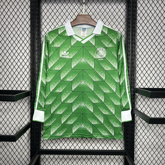 1990 Retro Germany Away Jersey Long Sleeve