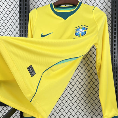 2026 Brazil Home World Cup Kit Long Sleeve Fan Version