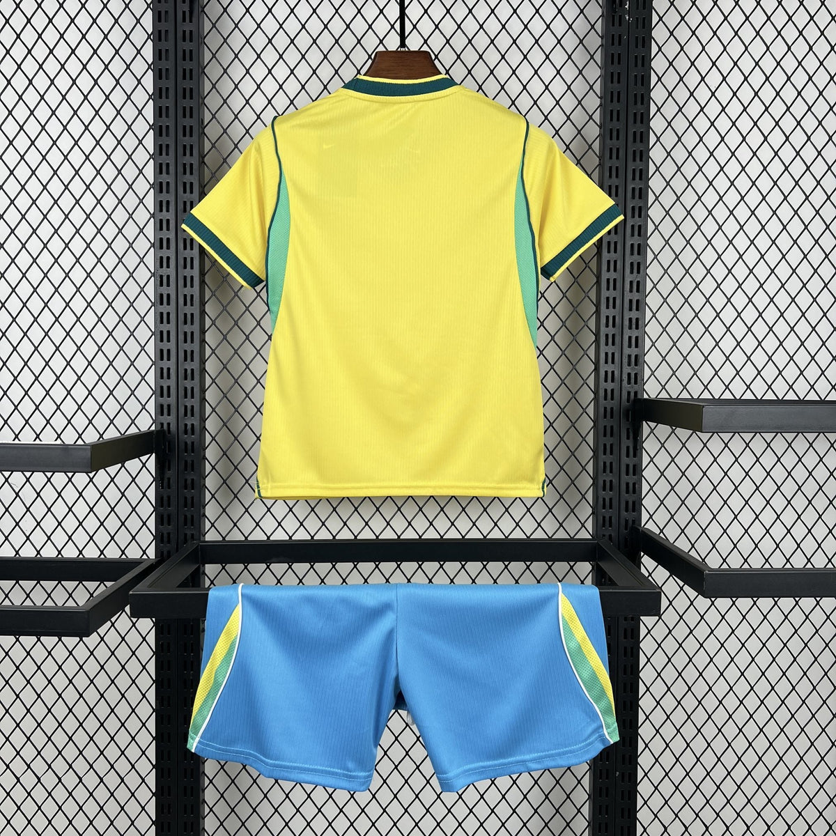 2026 Brazil Home World Cup Kit Kids Size
