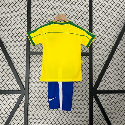 1998 Retro Brazil Home Kids Size