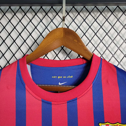 2011-2012 Retro Barcelona Home Jersey Long Sleeve