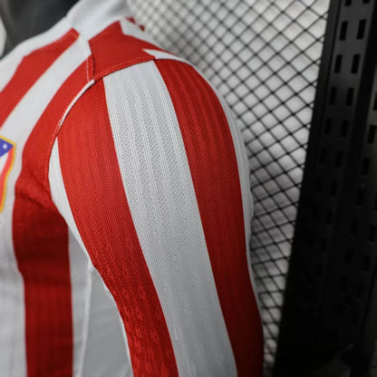2025/2026 Atletico Madrid Home Long Sleeve