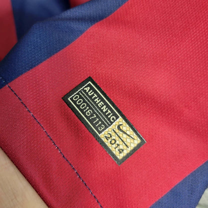 2014-2015 Retro Barcelona Home Jersey Long sleeve