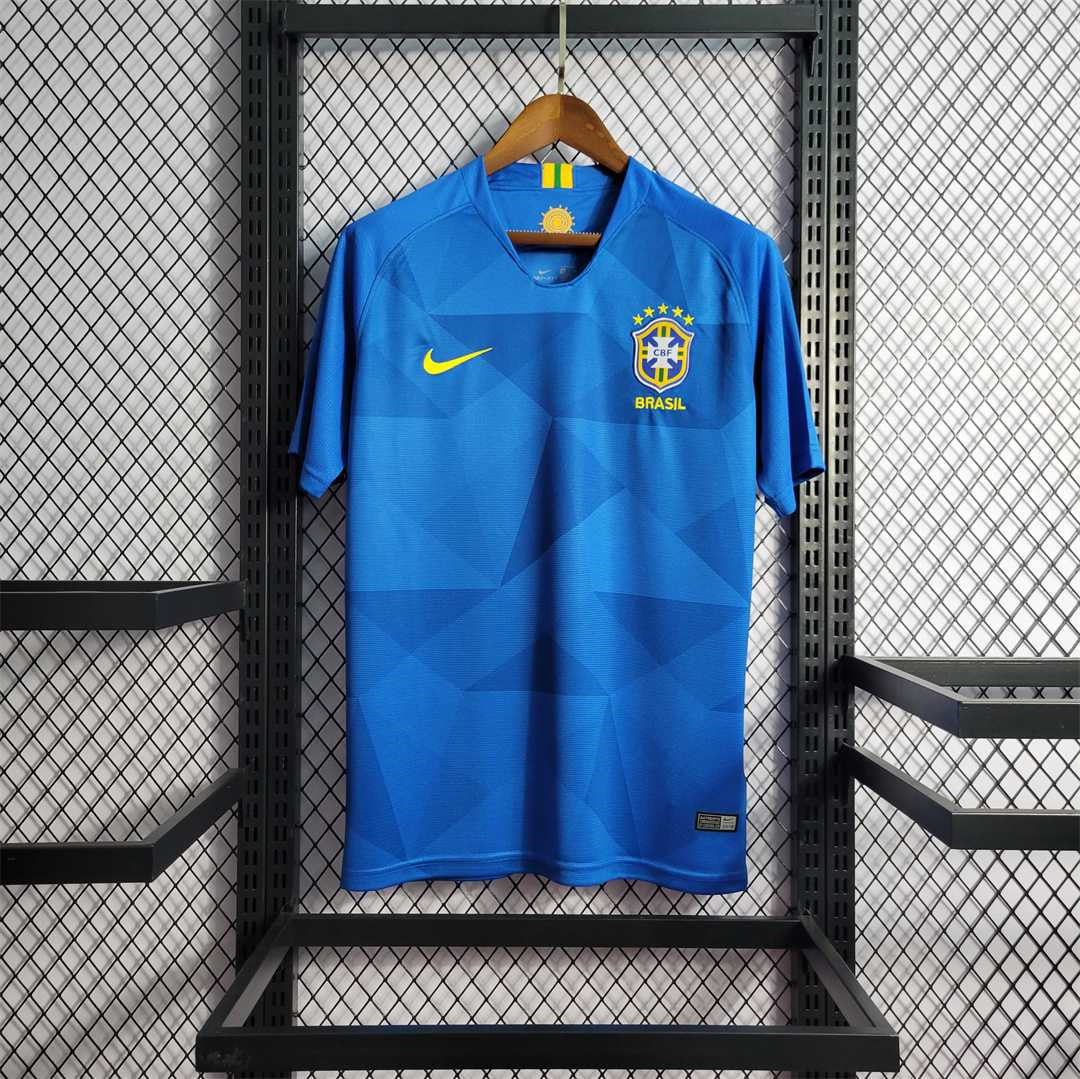 2018 Retro Brazil Away Jersey