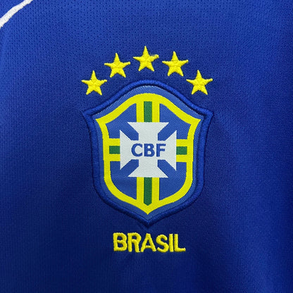2004 Retro Brazil Away Kit Kids Size