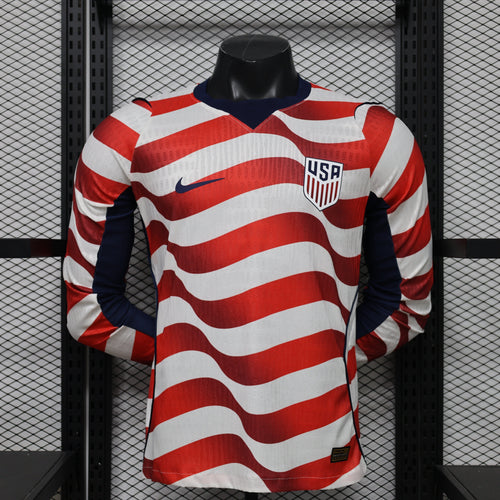 2026 USA Home World Cup Kit Long Sleeve Player Version