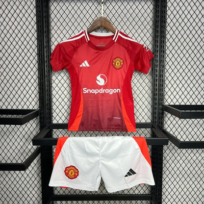 2024/2025 Manchester United Home Kit Kids Size