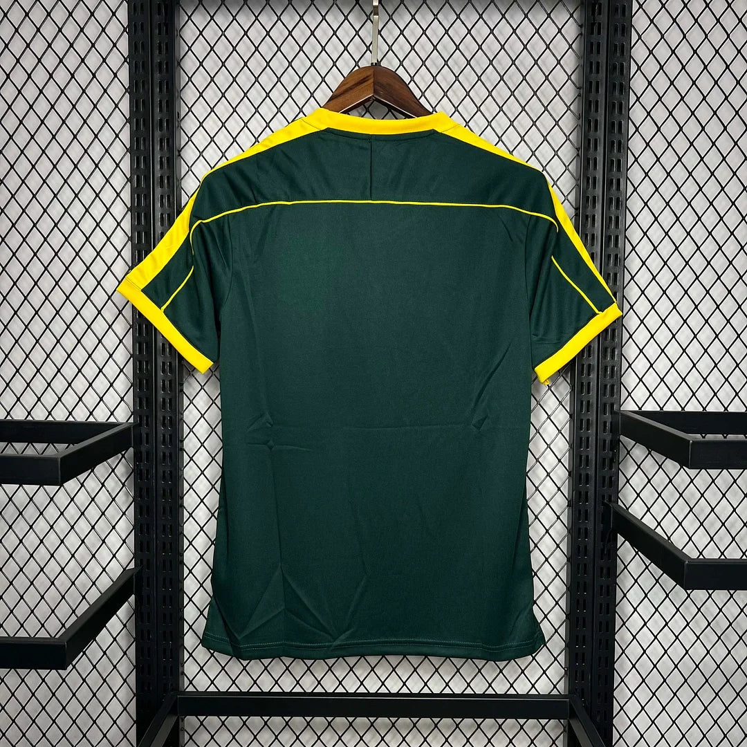 1998 Retro Brazil Goalkeeper Home Jersey