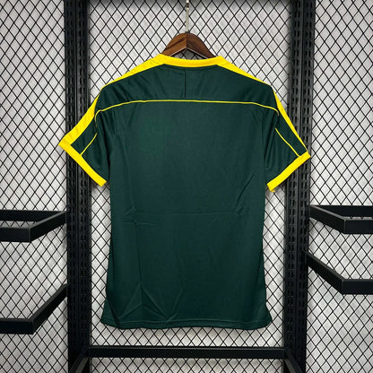 1998 Retro Brazil Goalkeeper Home Jersey