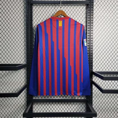 2011-2012 Retro Barcelona Home Jersey Long Sleeve