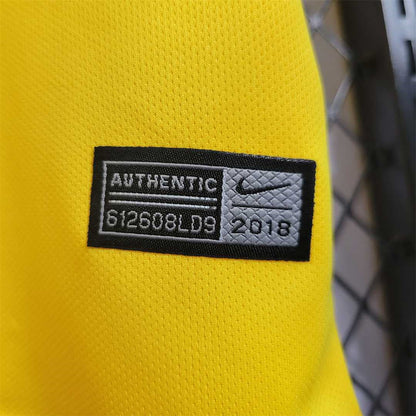 2018 Retro Brazil Home Jersey