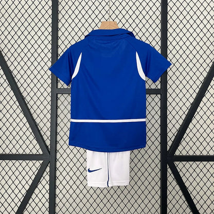 2002 Retro Brazil Away Kids Size
