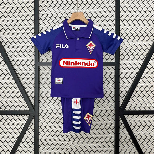 1998/1999 Retro Fiorentina Home Kit Kids Size