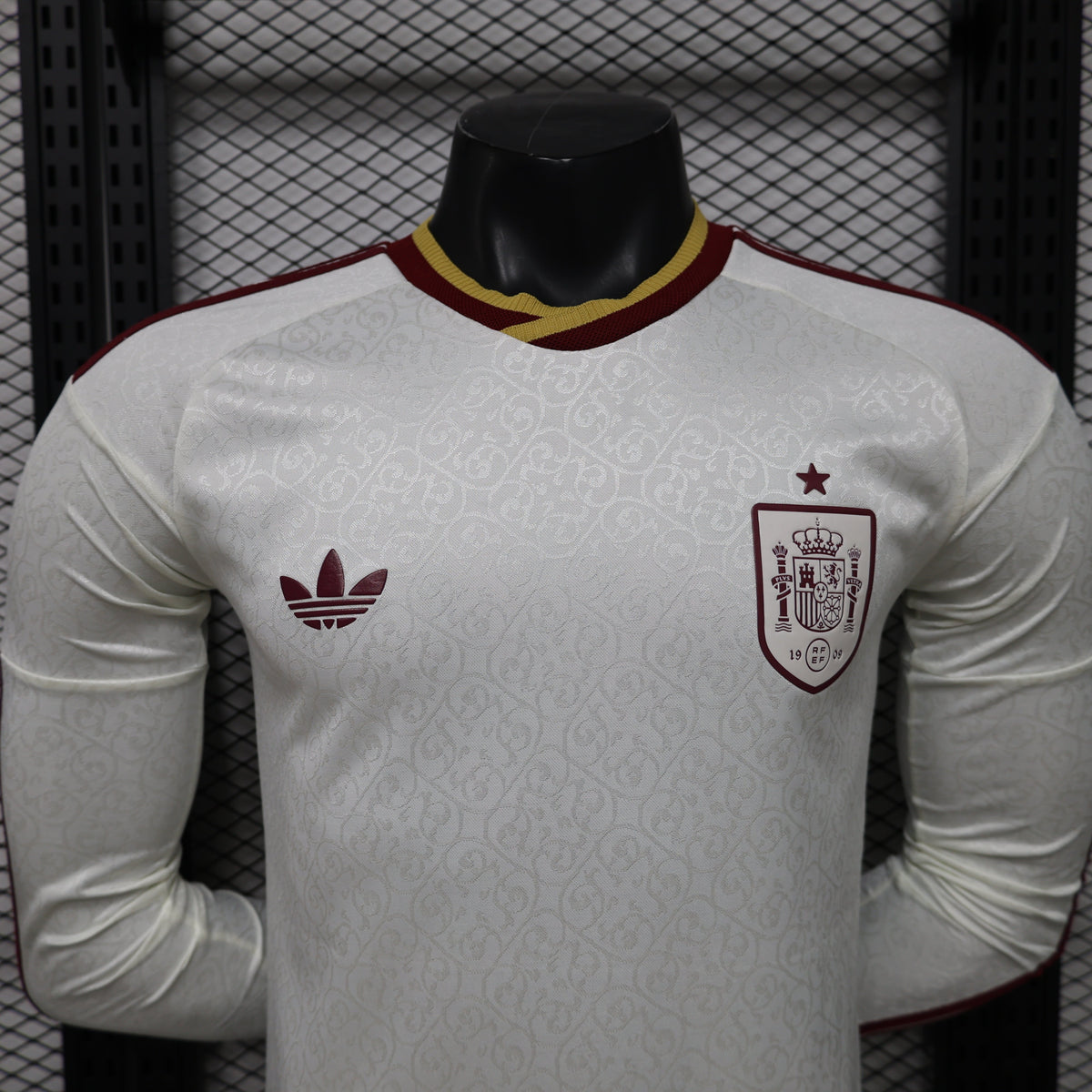 2026 Spain Away World Cup Kit Long Sleeve Player Version