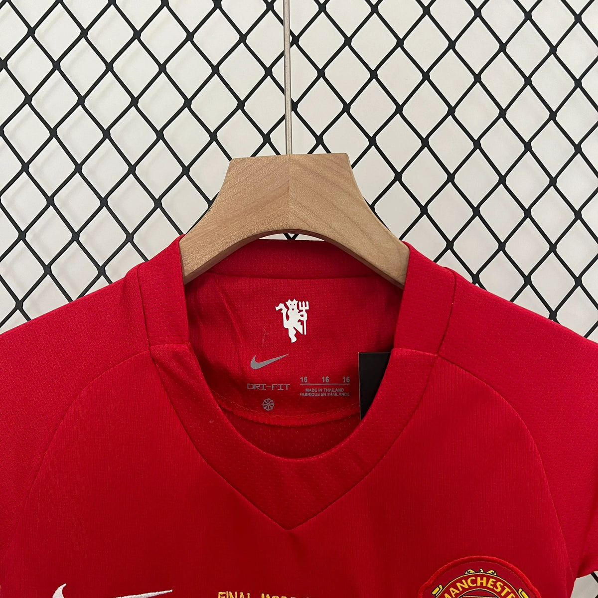 2007/2008 Manchester United Retro Home Jersey Kids Size