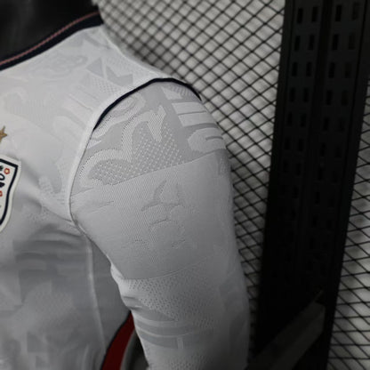 2026 England Home World Cup Kit Long Sleeve Player Version