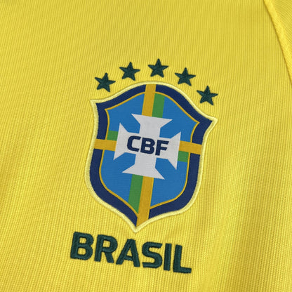 2026 Brazil Home World Cup Kit Long Sleeve Fan Version