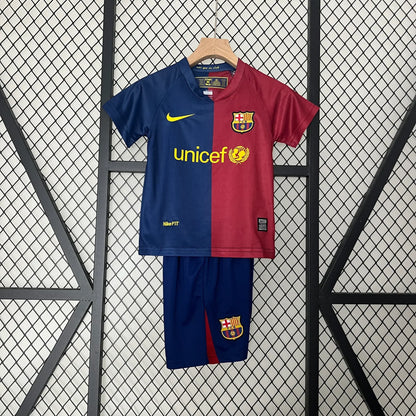 2008/2009 Retro Barcelona Home Jersey Kids Size