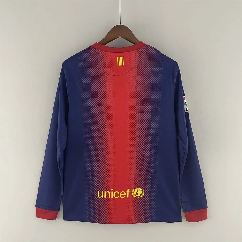 2012-2013 Retro Barcelona Home Jersey Long sleeve